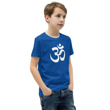 Load image into Gallery viewer, Youth Short Sleeve T-Shirt with Om Symbol
